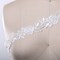 1 Yard Ivory Beaded Floral Bridal Lace Trim for Wedding Gowns Veils and Evening Dresses 1.5 Inch wide